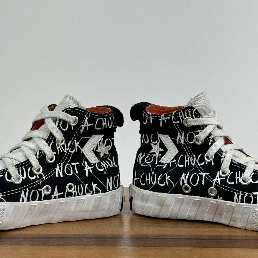 Little Kids Boys Converse UNT1TL3D Not a Chuck‎ Black Sneakers Shoes Size 11 C